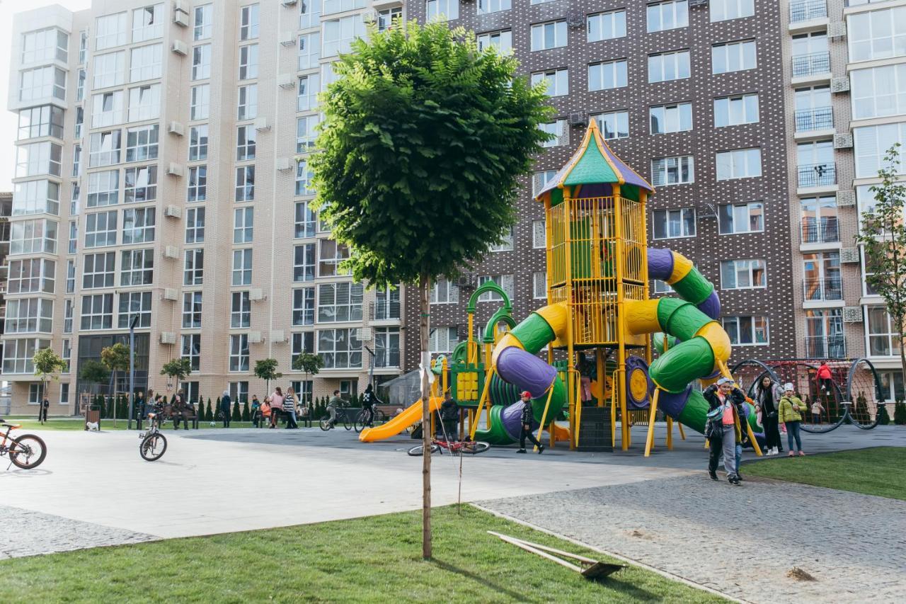 Vodogray Luxury Apartments With Underground Parking Елітний Житловий Комплекс 切尔诺夫策 外观 照片
